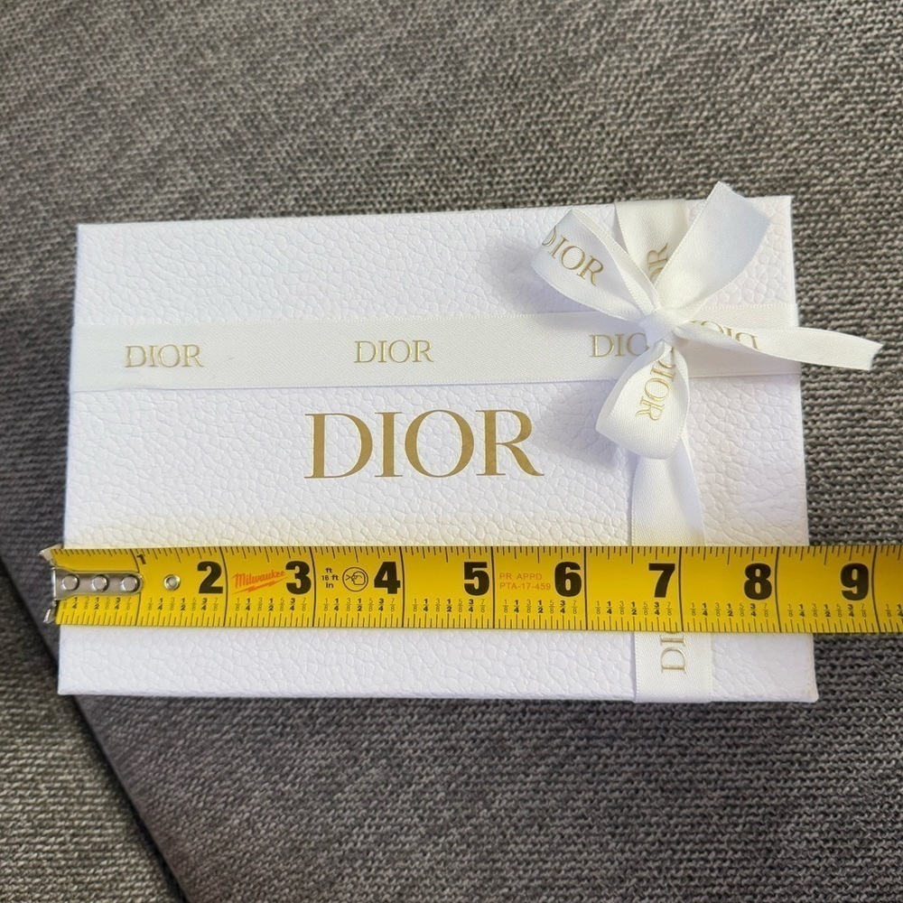 Dior White Empty Small Ribbon Rectangle Gift Box Paper Gift Birthday - Picture 15 of 15